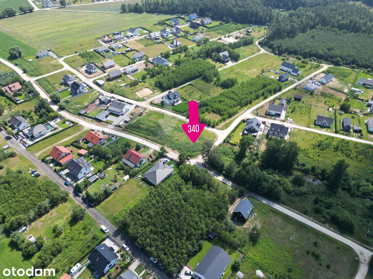 Działka budowlana 915 m²  | Konarskie ul. Bielawy | Osiedle na WZGÓRZU-1
