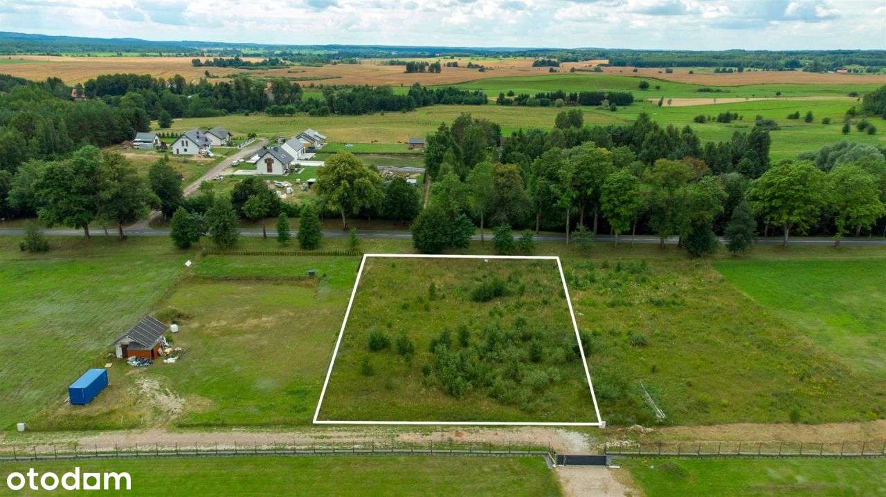 Duża działka 2899 m² |3km od Lidzbarka| Wz,-3