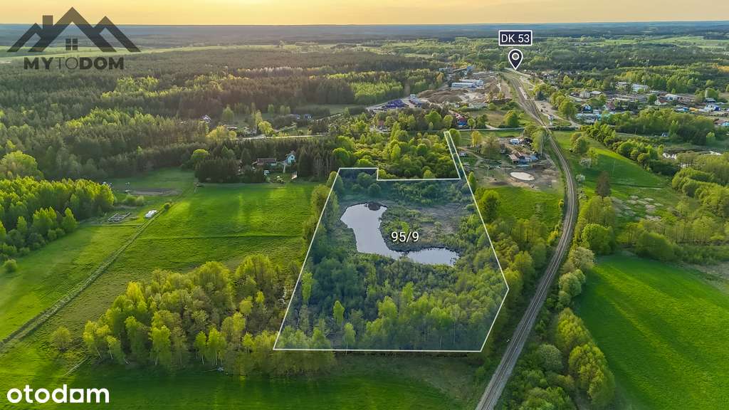 Działka 2.46h ze stawem w otoczeniu lasów i jezior-2