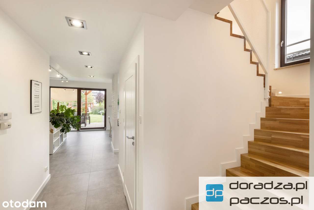 Stylowy Bliźniak z Bajecznym Ogrodem/ 163 m2/ 5 pokoi/ garaż/POD LASEM-9