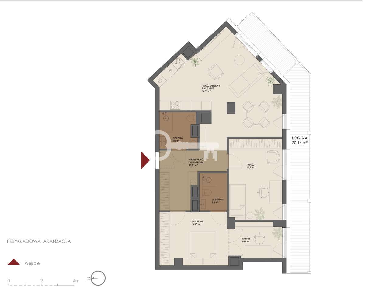 2 łazienki | Wysokość 3.2m - Pełny obrazek: 4/5