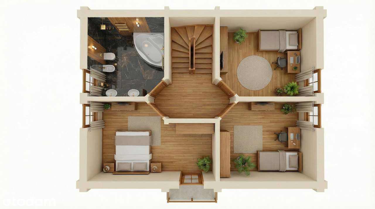 Osada Rastoka - kompleks 3 domów w góralskim stylu-17