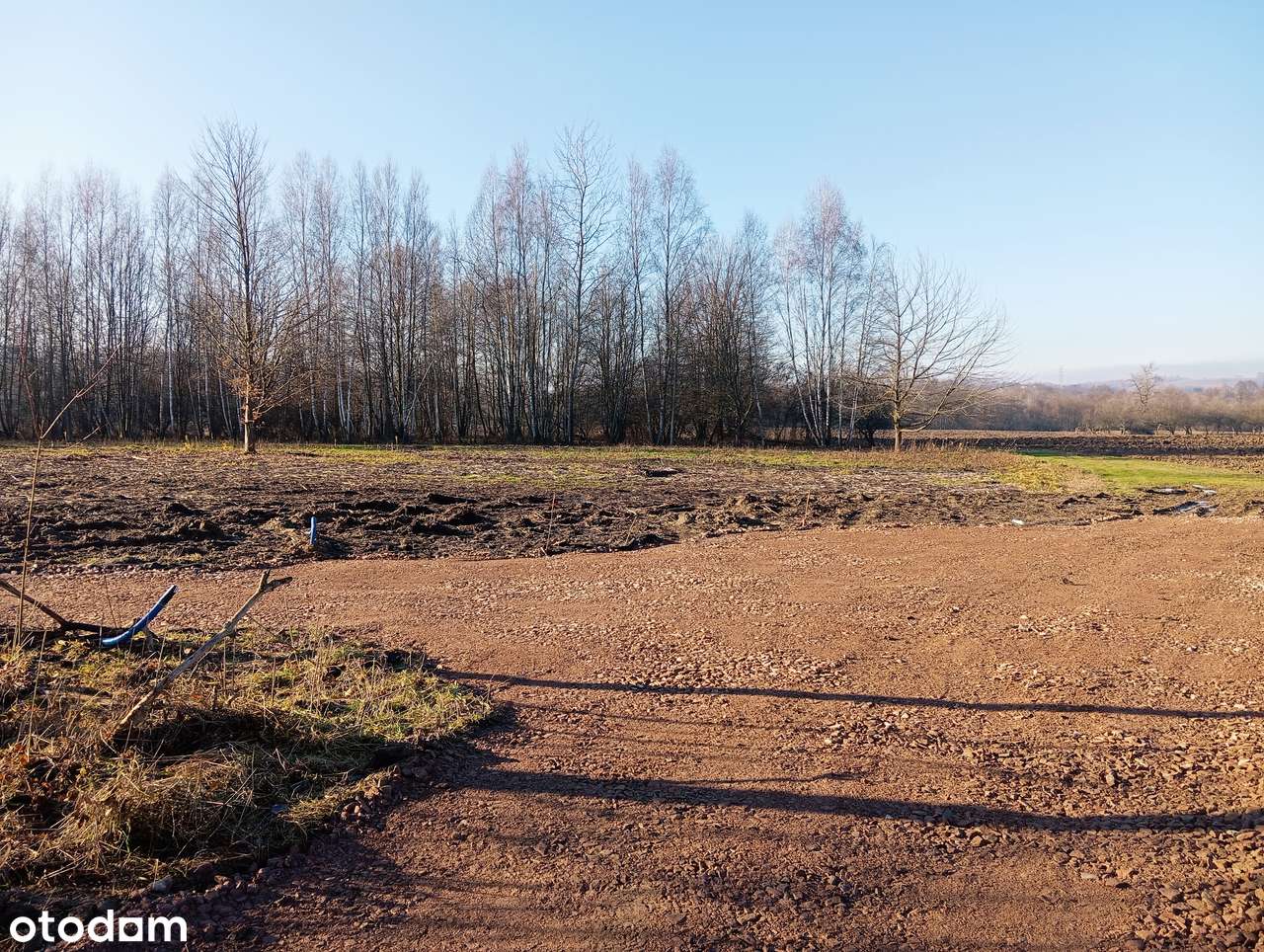 Płaska działka 30a w ostatniej linii zabudowy. - Pełny obrazek: 4/5