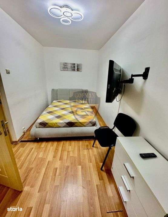 3 camere, KM 4-5, 55 mp + BOXA , etaj 1/4, semidecomandat, centrala ga - Imagine principală: 4/8