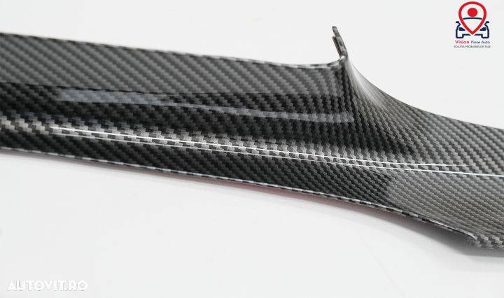 Trim Interior Consola Carbon Fiber Style Tuning Mercedes-Benz C-Class - 5