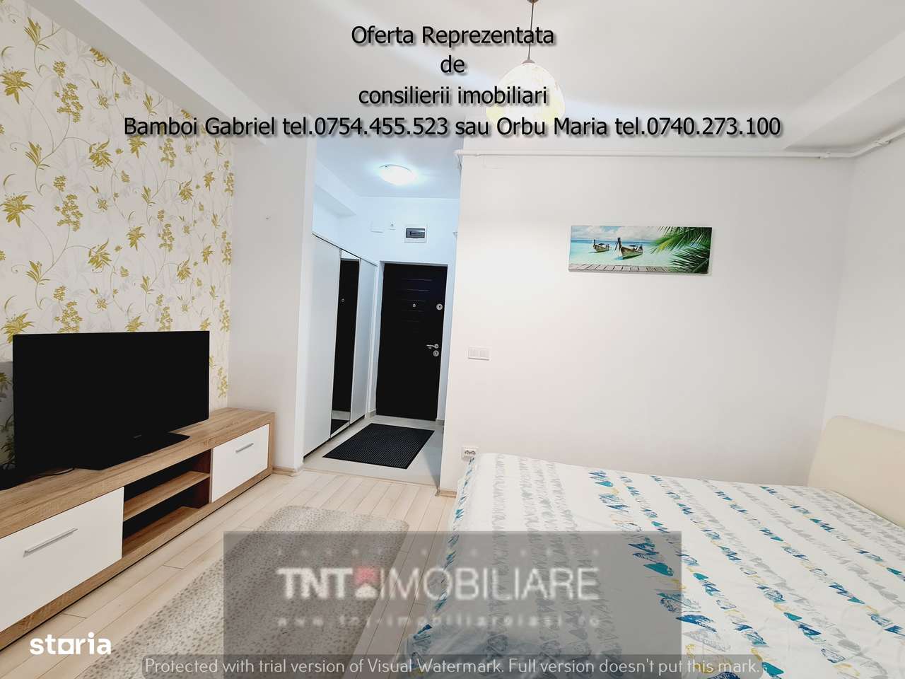 Apartament 1 cameră de închiriat în zona Tatarasi Sud - bloc nou - Imagine principală: 5/12