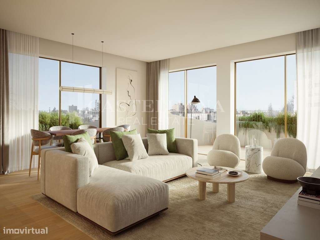Penthouse T4 com varandas no mais recente e luxuoso empreendimento ... - Grande imagem: 3/52
