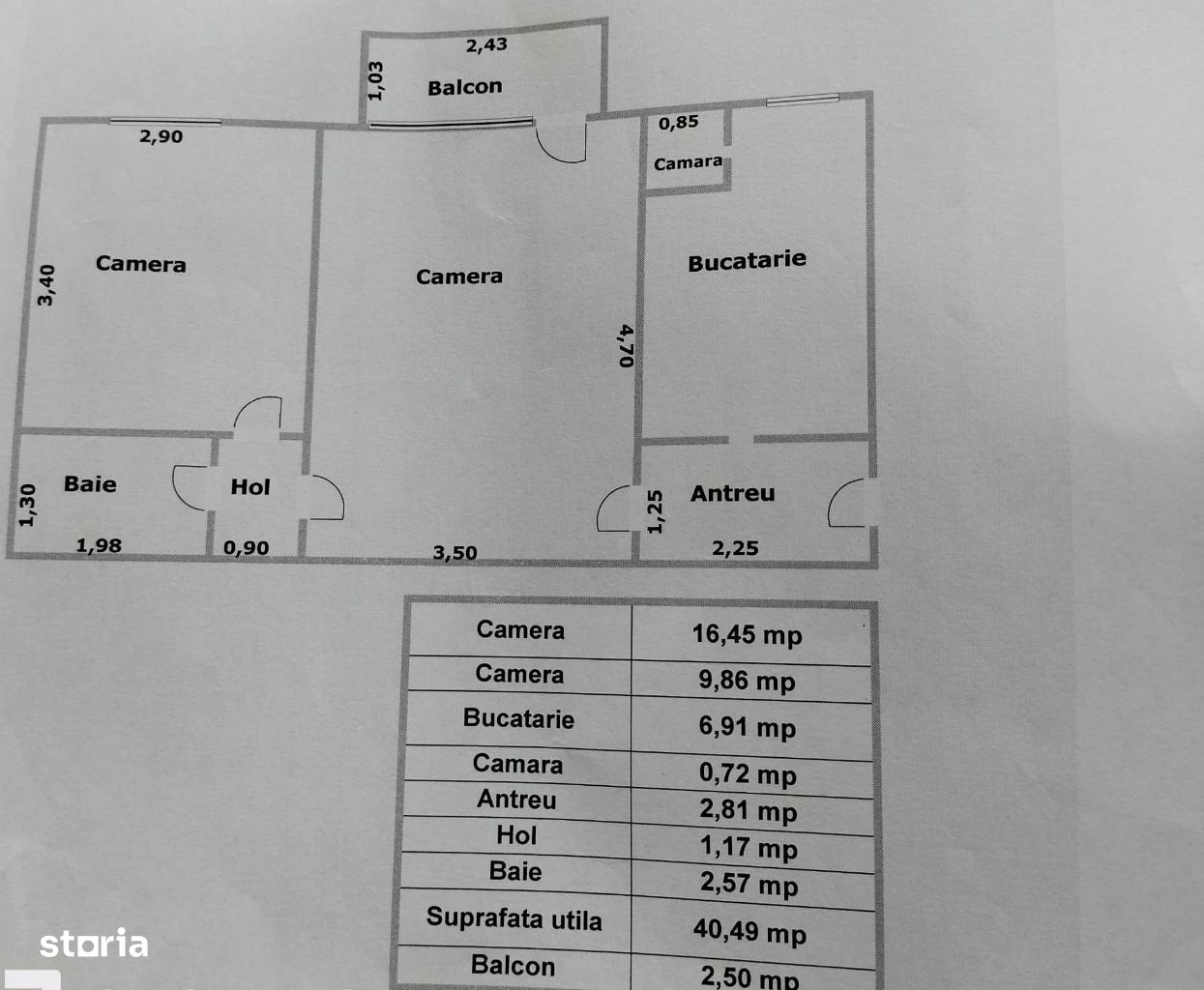 Apartament 2 camere, Noua