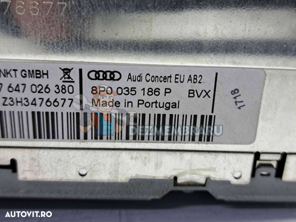 Radio CD Audi A3 (8P1) [Fabr 2003-2012] 8P0035186P - 3