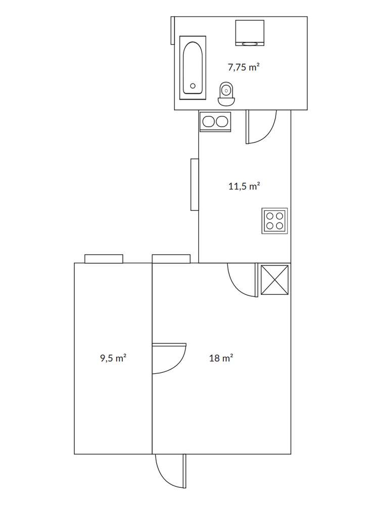Przytulne, klimatyczne i ciche mieszkanie w centrum miasta-6