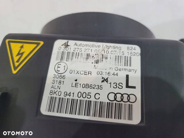 Audi A4 B8 8K Lift Lampa przednia Xenon L - 13694 - 8