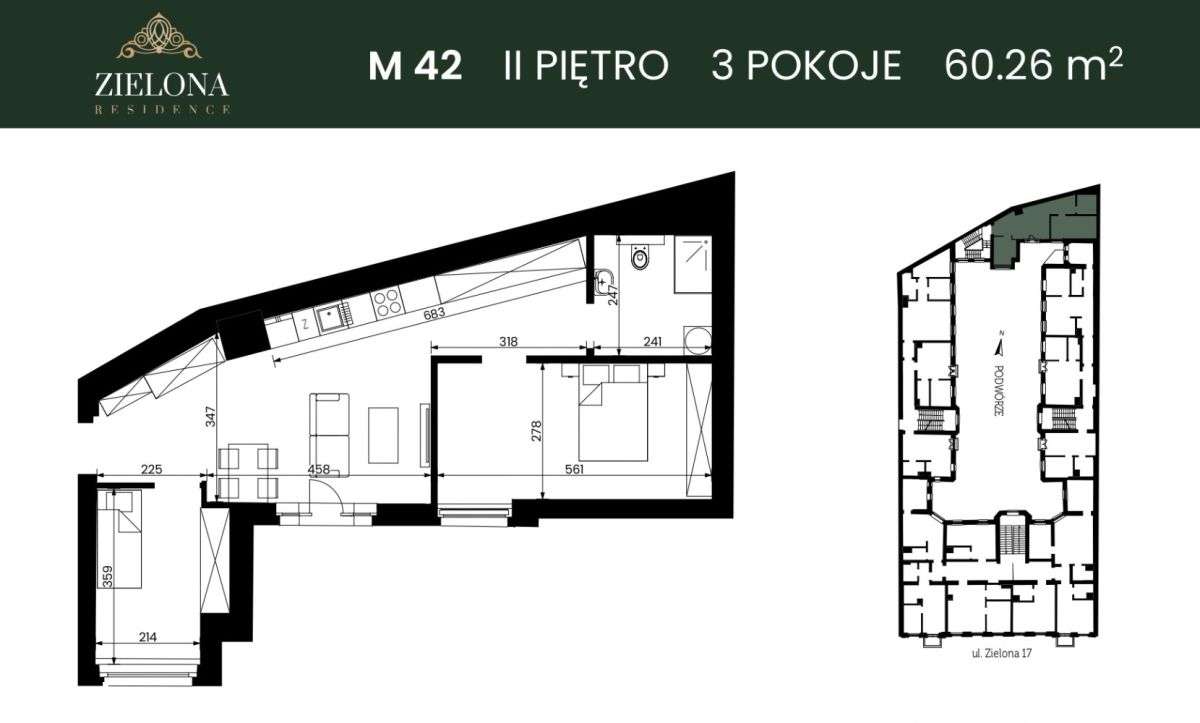 Okazja! Apartament 3 pok. | Zielone Serce Centrum-12