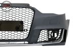 Bara Fata si Difuzor Bara Spate cu Ornamente evacuare Audi A3 8V (2012-2015) Hatch- livrare gratuita - 4