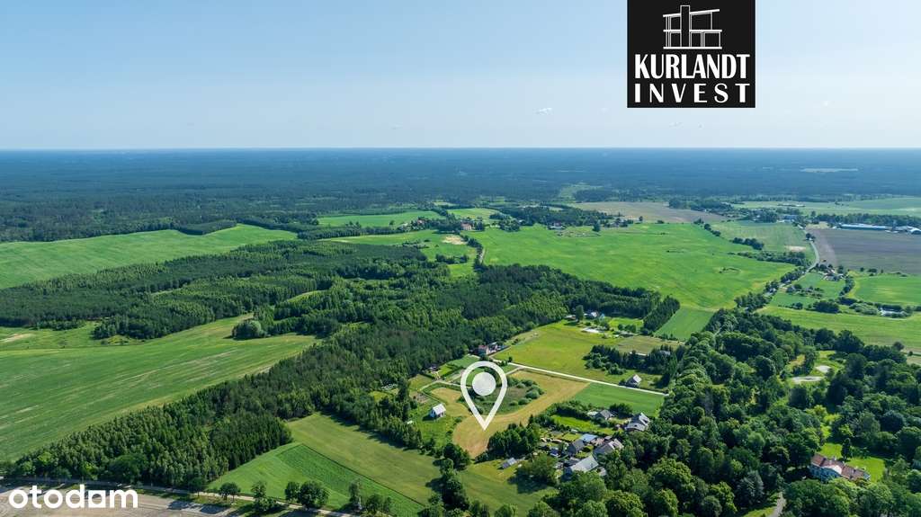 Działka Warunki Zabudowy 3953 m²-1