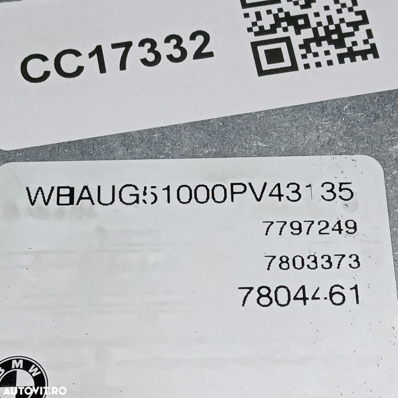 Calculator motor BMW seria 3 | 0281013501 | 7803373 | 031437579 | 7803373 | 7804461 | Clinique Car - 5