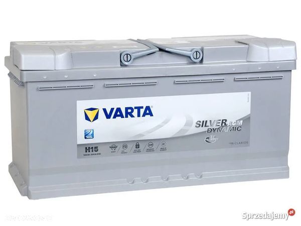 Akumulator VARTA START&STOP AGM 105Ah 950A P+ - 1