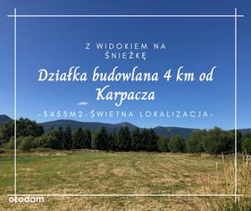 +++Działka budowlana z widokiem na Śnieżkę+++