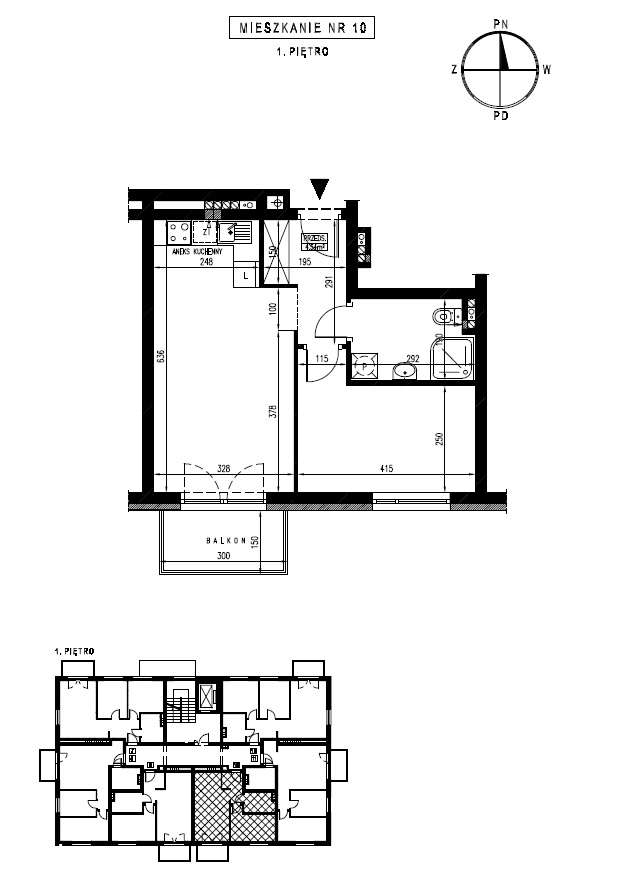 2 pok. | wykończone | idealne pod inwestycje | Osiedle Widokowe-7