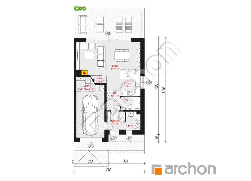 Nowoczesny dom w zabudowie bliźniaczej|bez Pcc 2% - Pełny obrazek: 3/10