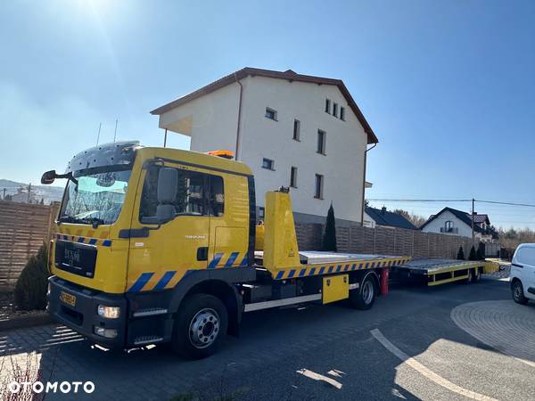 MAN TGM 12.250 + Przyczepa ,  Autotransporter na 5 aut , Laweta - 5