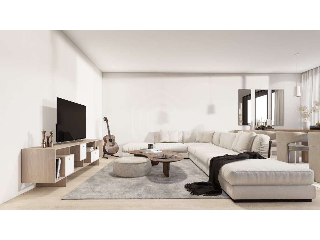 Apartamento T3 c/ fantástica sala open space e um lugar de garagem - Grande imagem: 2/24