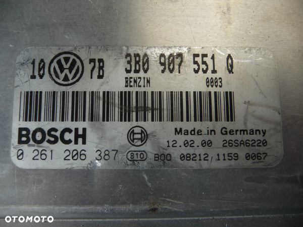 VW PASSAT B5 AUDI A6 C5 2.8 STEROWNIK SILNIKA 3B0907551Q - 2