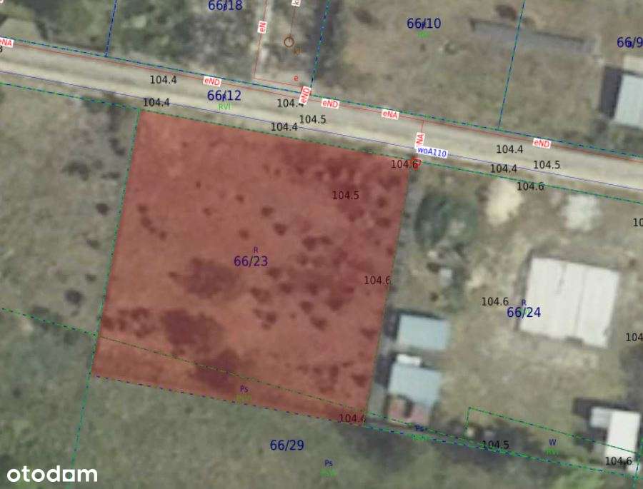 Działka budowlana w okolicy Lasu - media w drodze-0