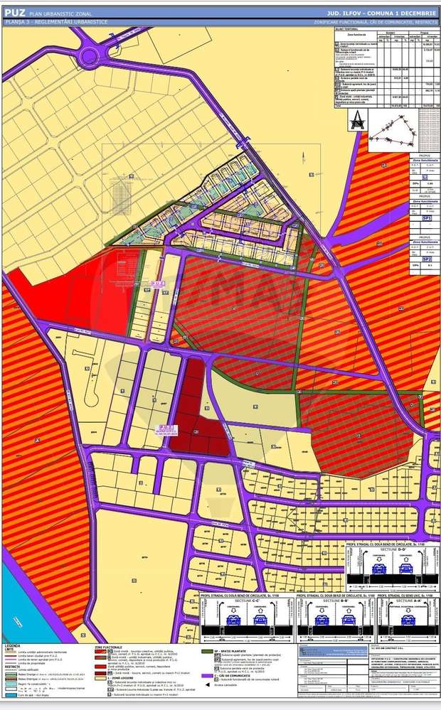 Teren 19,470 mp Comuna 1 Decembrie Ilfov - Imagine principală: 2/3