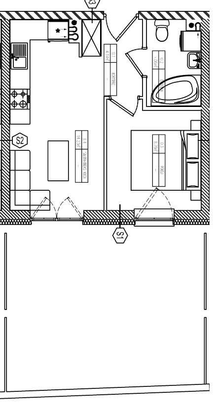 Rumiankowe Zacisze | mieszkanie 2-pok. | M57 - Pełny obrazek: 2/5