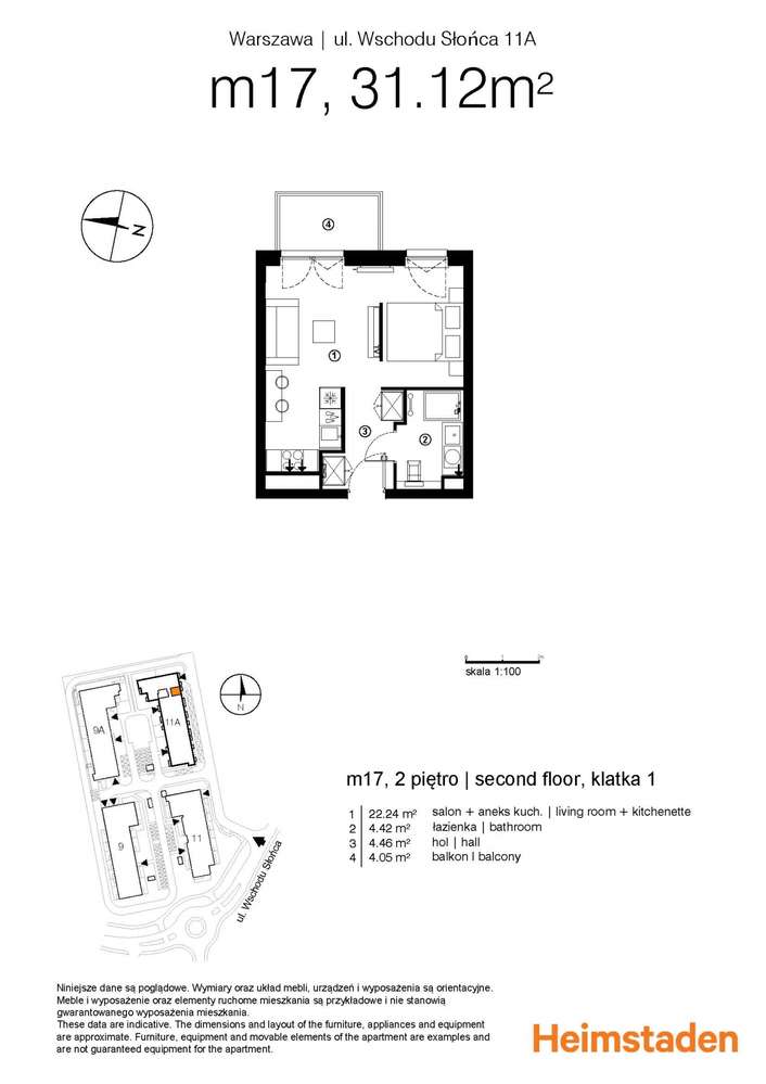Studio | 30,99 m2 | Balkon | Internet w cenie | Bezpośrednio - Pełny obrazek: 5/6