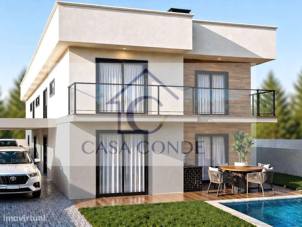 MORADIA GEMINADA T4 DUPLEX COM PISCINA | EXCELENTES ÁREAS E ACABAME...-22