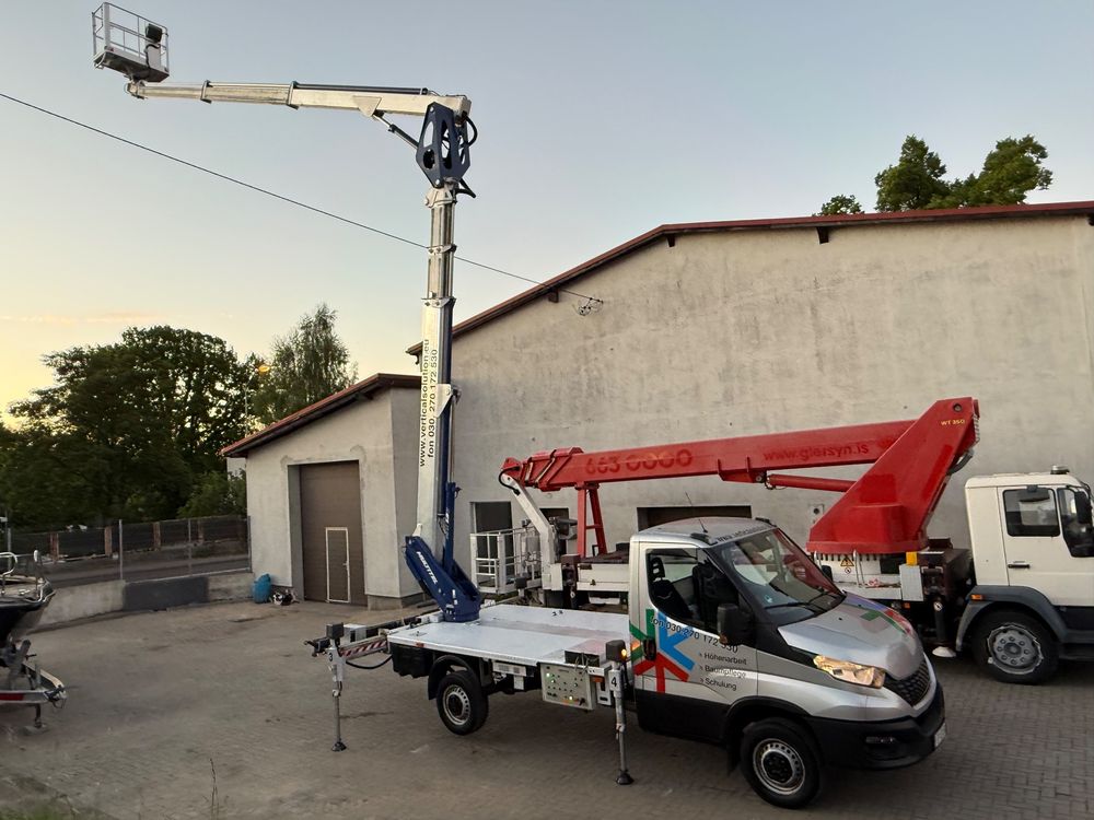Iveco Podnośnik koszowy zwyżka 25 metrów 12 w bok! multitel mx250 udt!! 14tys km 1200mth! jak wumag ruthamnn gsr 2021