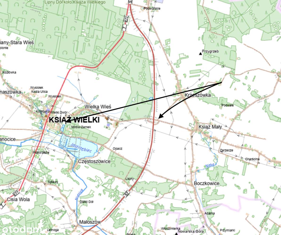 Działka, 9 500 m², Miechów - Pełny obrazek: 2/3