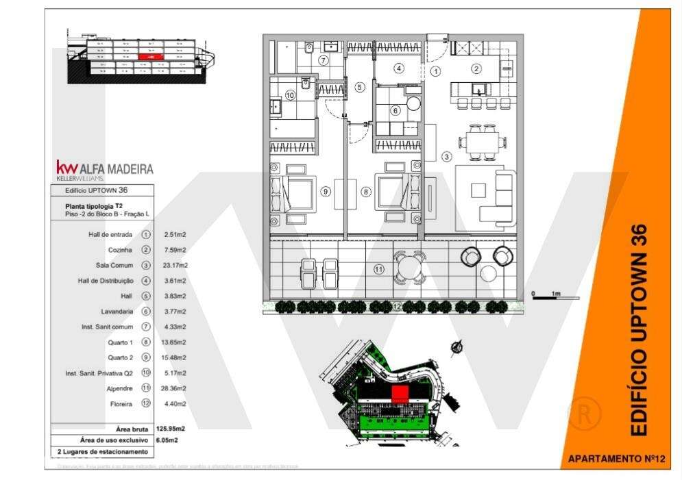 Apartamento Tipologia T2 | Vista Mar | Santa Luzia | Funchal | Madeira - Grande imagem: 2/21