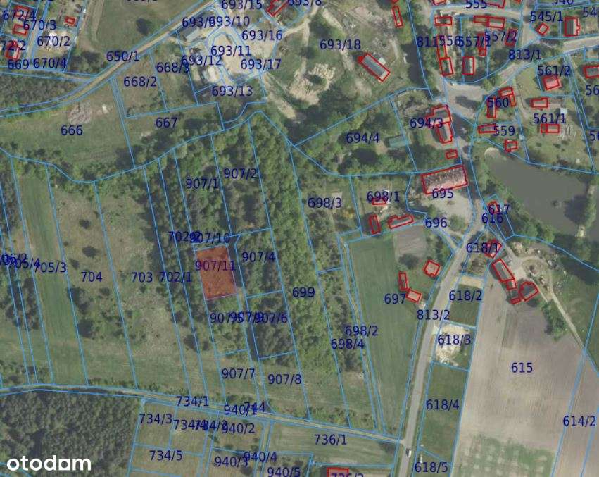 Działka pod zabudowę mieszkaniową w okolicy Lasów !-2