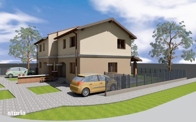 1/2 Duplex, P+1, 3 camere, 74mp SU, 265mp ST, Cartierul Primaverii!-10
