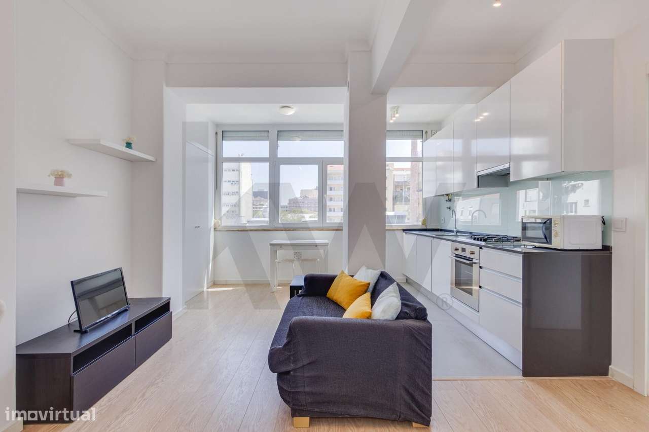Apartamento T1 mobilado e equipado – Av. da República, Lisboa - Grande imagem: 5/27