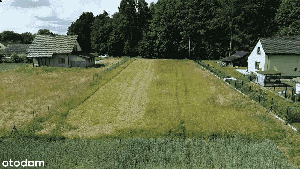 Działka budowlana na skraju lasu- cisza i spokój-7