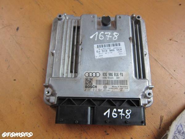 KOMPUTER STEROWNIK AUDI A4 2.0 TDI 03G906016FQ 0281012547 - 1