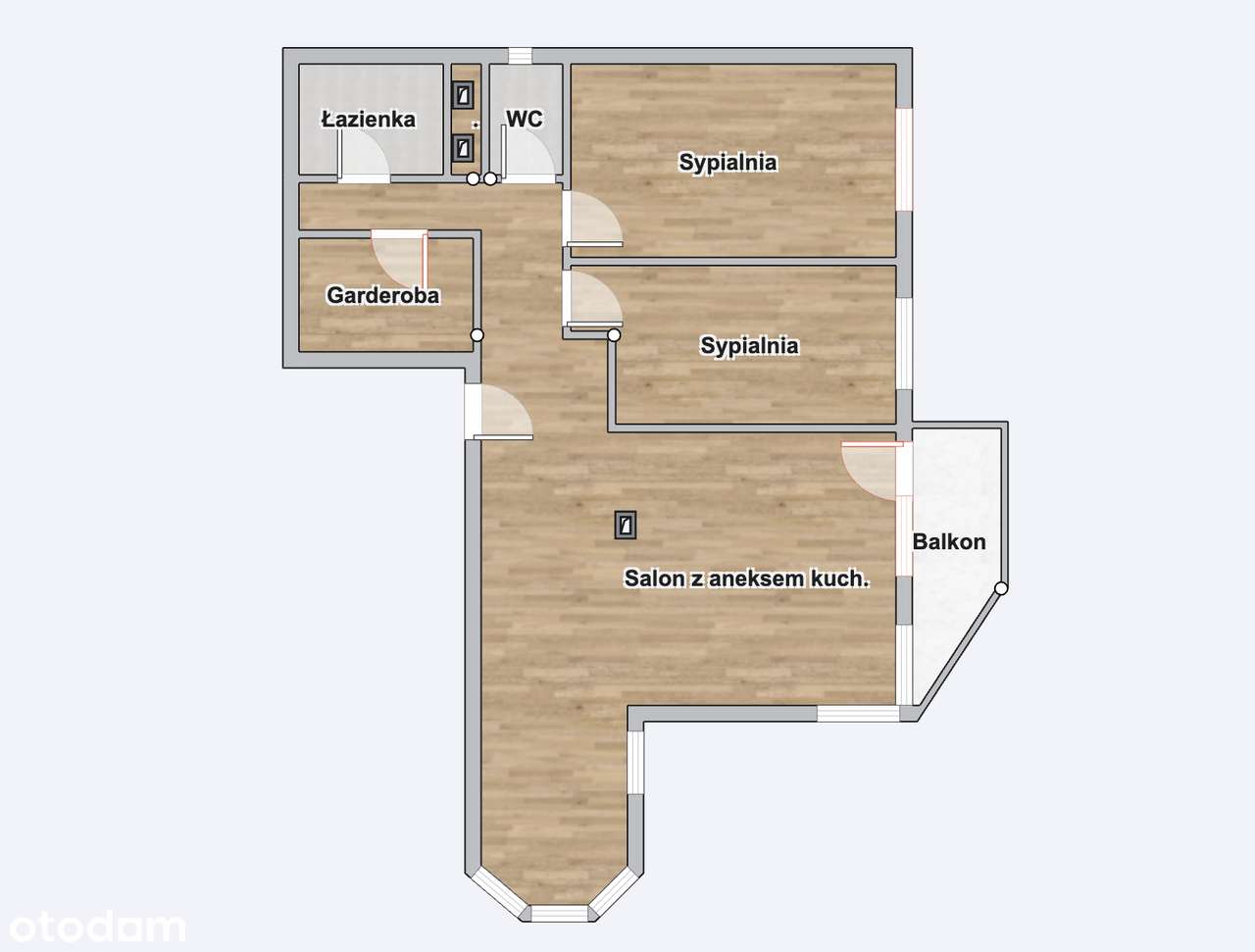 Przestronne, 3-pokojowe mieszkanie, blisko metra Kabaty!-14