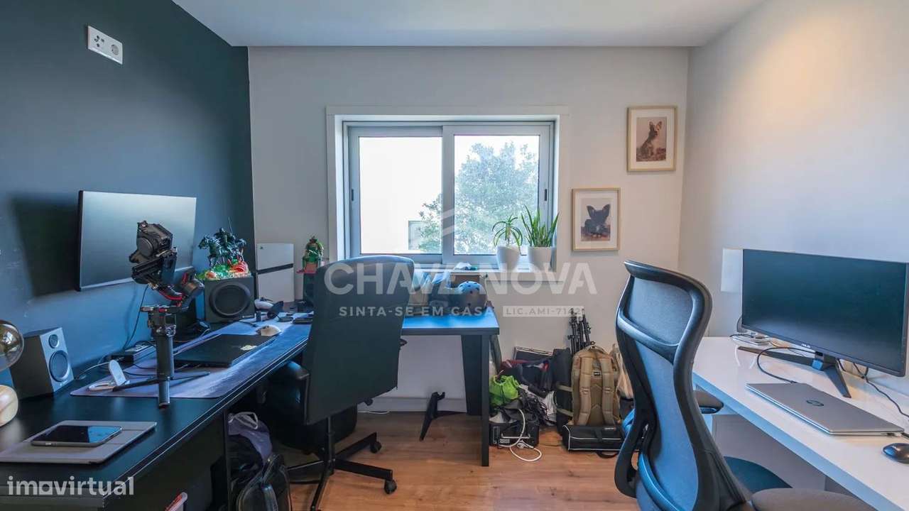 Apartamento T3 Remodelado com Garagem Box e Terreno para Cultivo-20