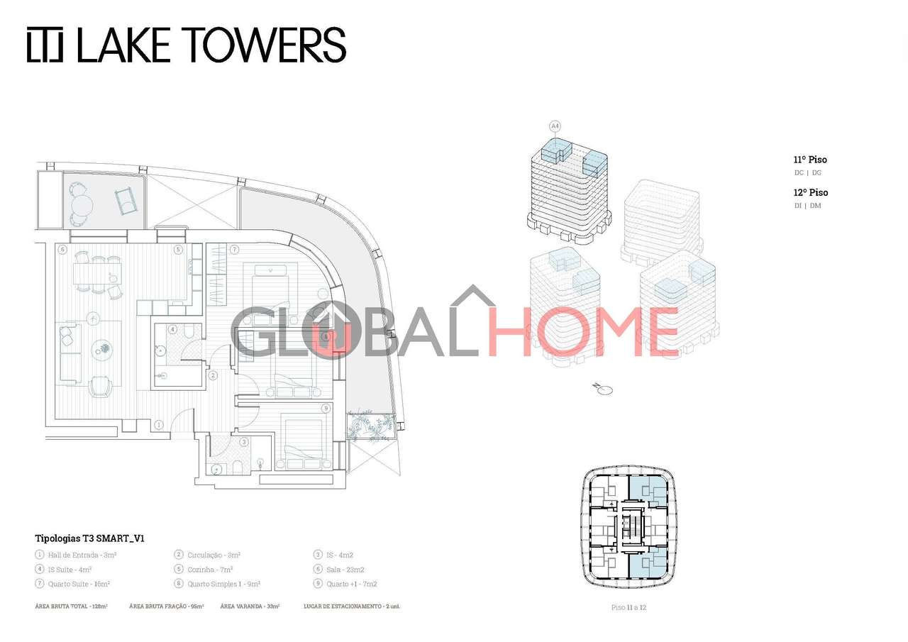 Apartamentos T3 – Lake Towers | Arca d’Água, Porto-19