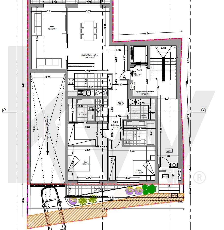 Terreno com projeto aprovado para 5 apartamentos - Livramento  Azueira-5
