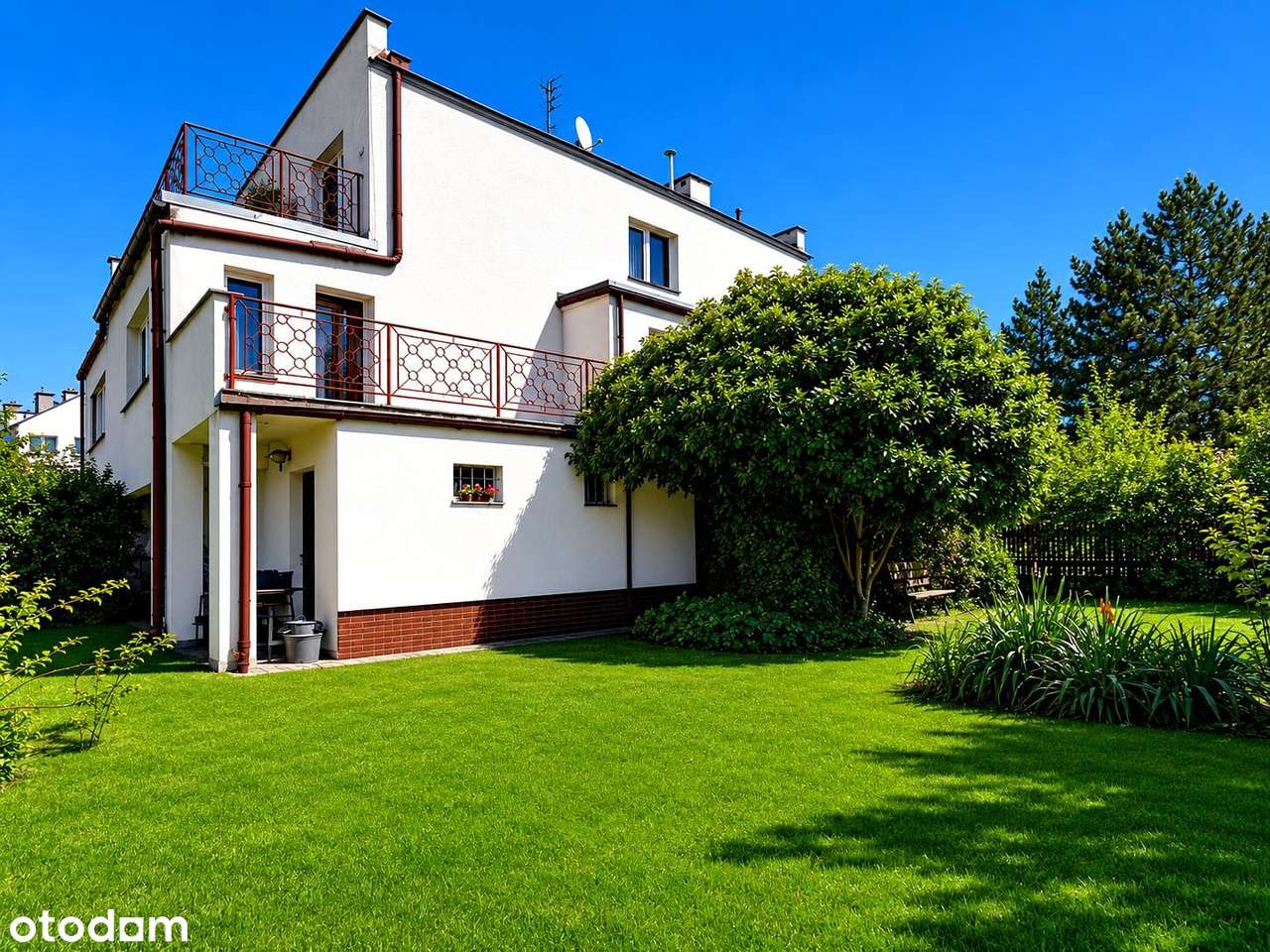Dom, 6 pok. – Przestronny bliźniak z ogrodem i 3 tarasami 198,5 m² Wrocław, Ołtaszyn