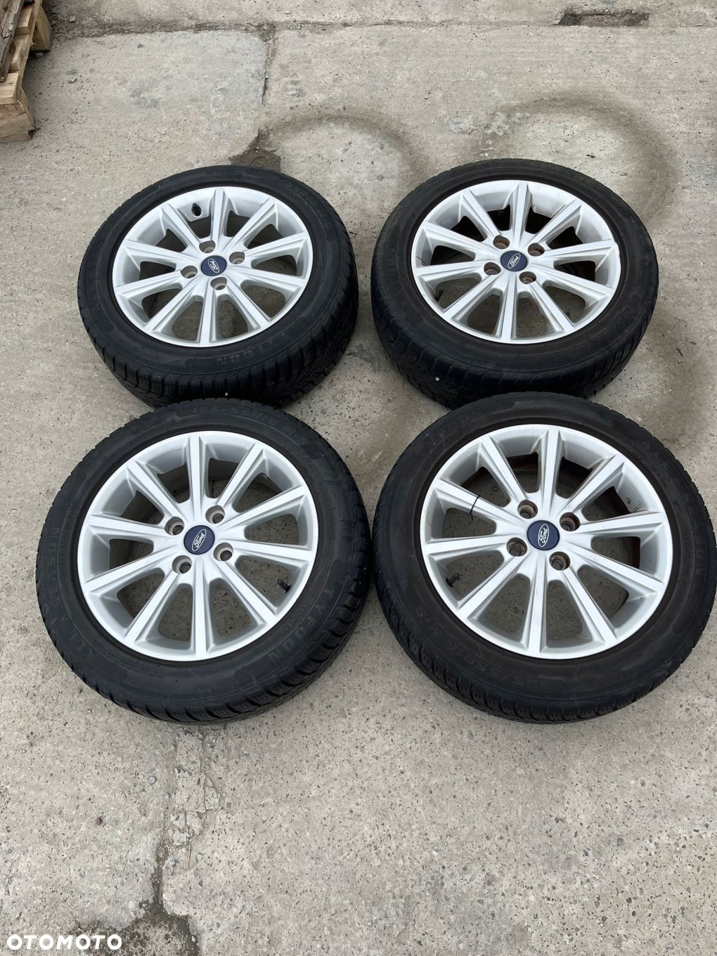 KOŁA FELGI OPONY CAŁOROCZNE FORD FIESTA MK7 195/55 R16 - 1