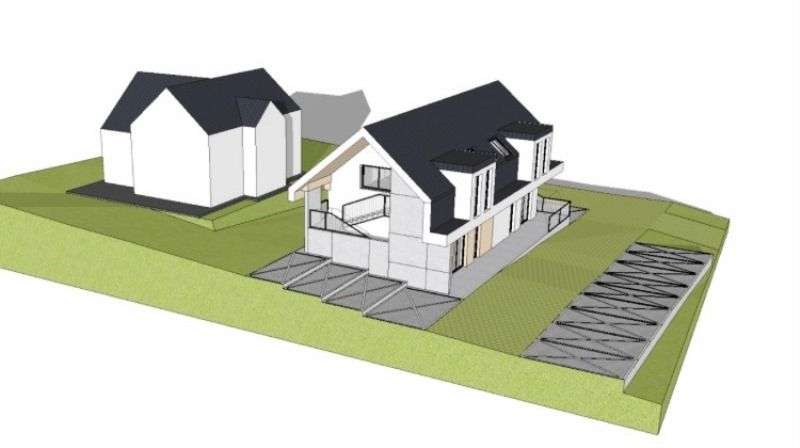 działka z pozwoleniem na budowę bud. usługowego - Pełny obrazek: 2/5