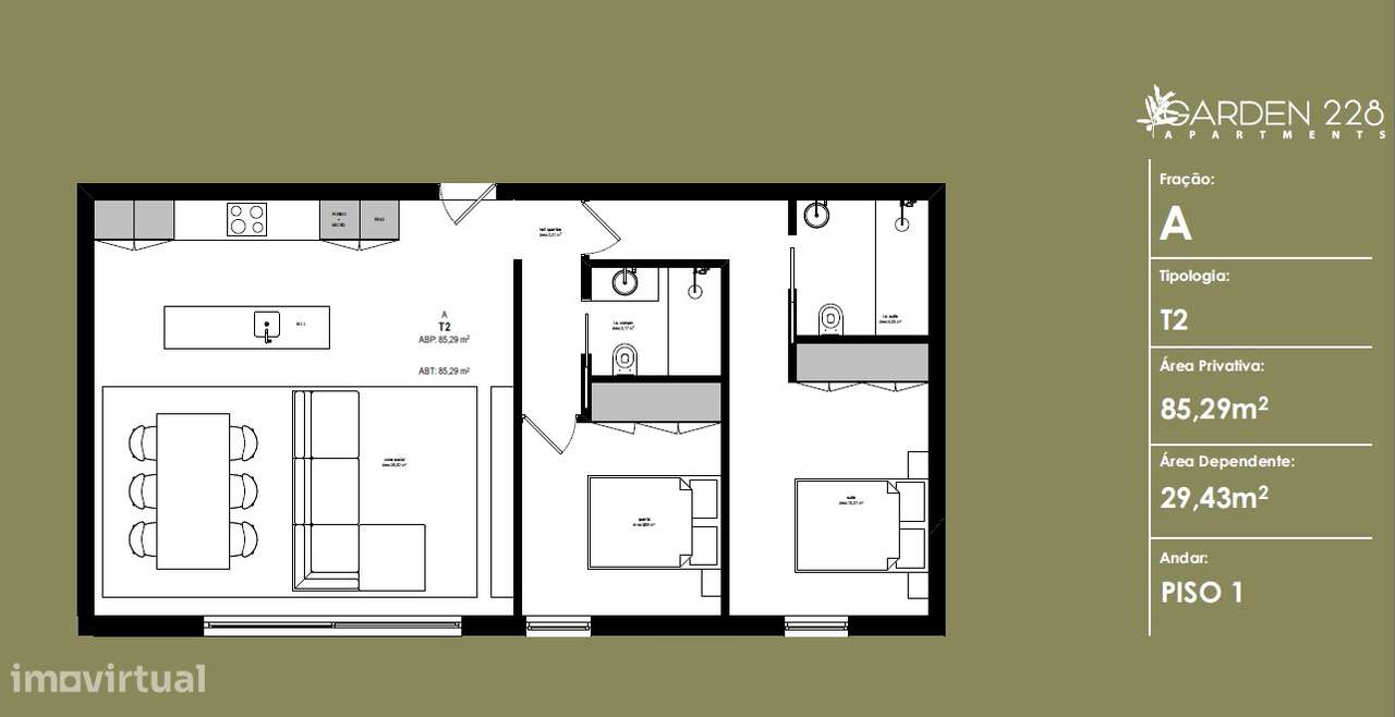 Apartamento T2 Vila do Conde - Novo-4