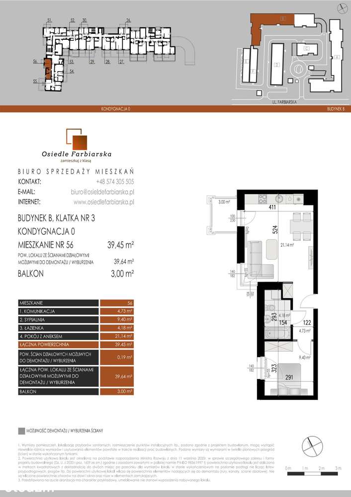 2-pokojowe mieszkanie 39m2 + balkon - Pełny obrazek: 2/6
