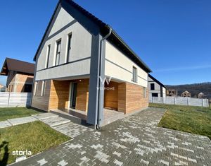 Casa individuala, MOBILATA UTILATA, teren 470 mp - in Talmaciu, Sibiu