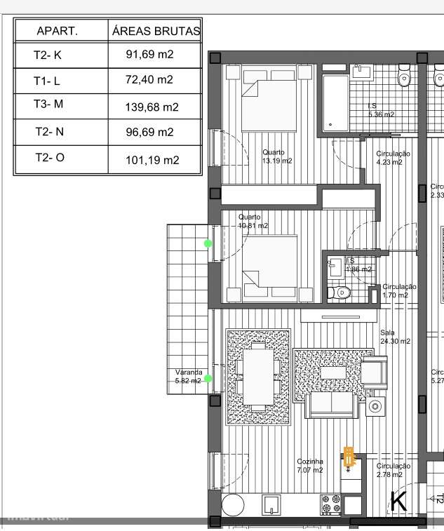 Apartamento Novo em Prédio com Arquitetura Moderna-4